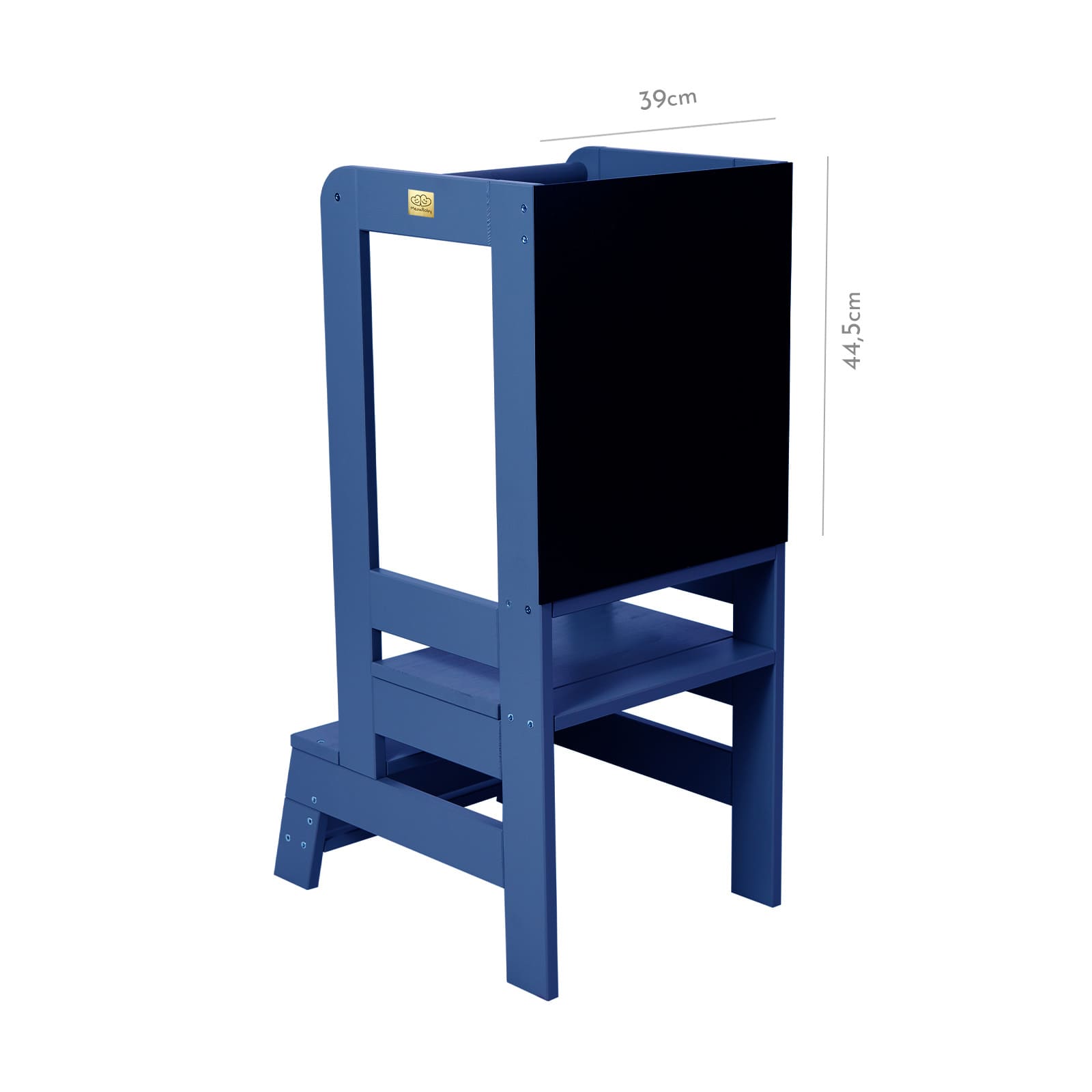 MeowBaby Houten Keukenhulpje voor Kinderen met Bord - Blauw-mercibeaucoupp.eu