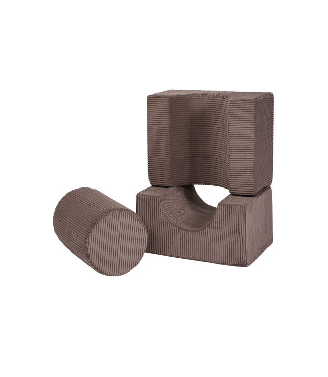 Aesthetic Shape Set 3-Elements - Brown