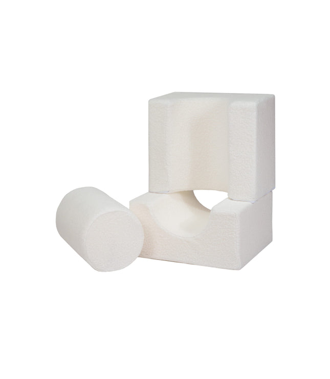 Boucle Shape Set 3-Elements - White