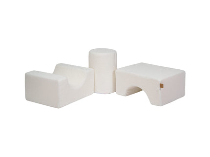 Boucle Shape Set 3-Elements - White