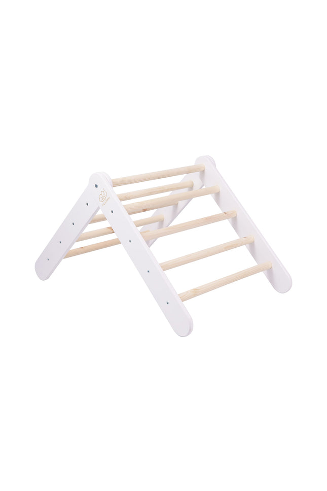 Ladder met glijbaan-klimwand - Wit-mercibeaucoupp.eu