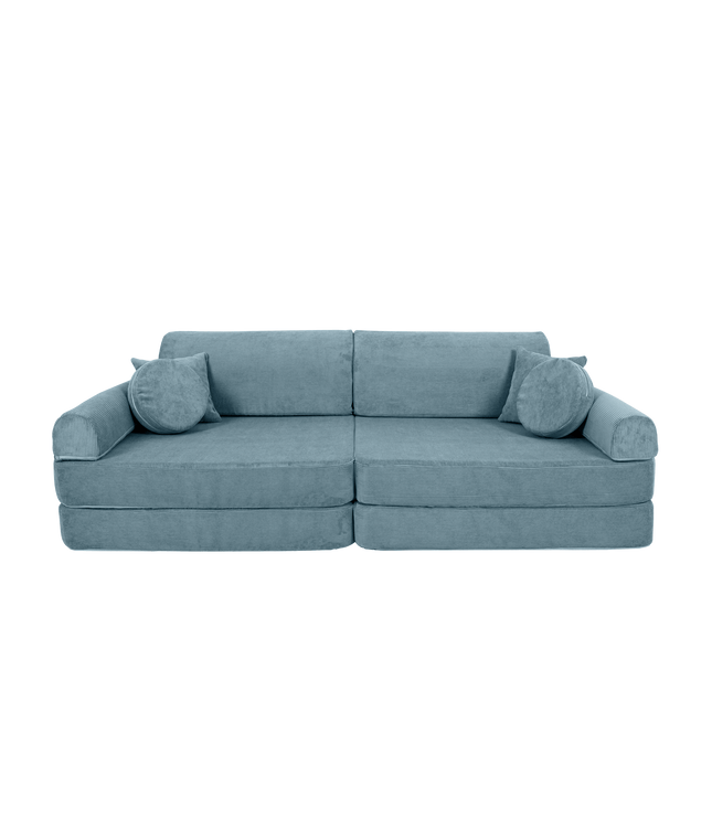 Large Modular Sofa for Kids - Slimcord Corduroy Turquise