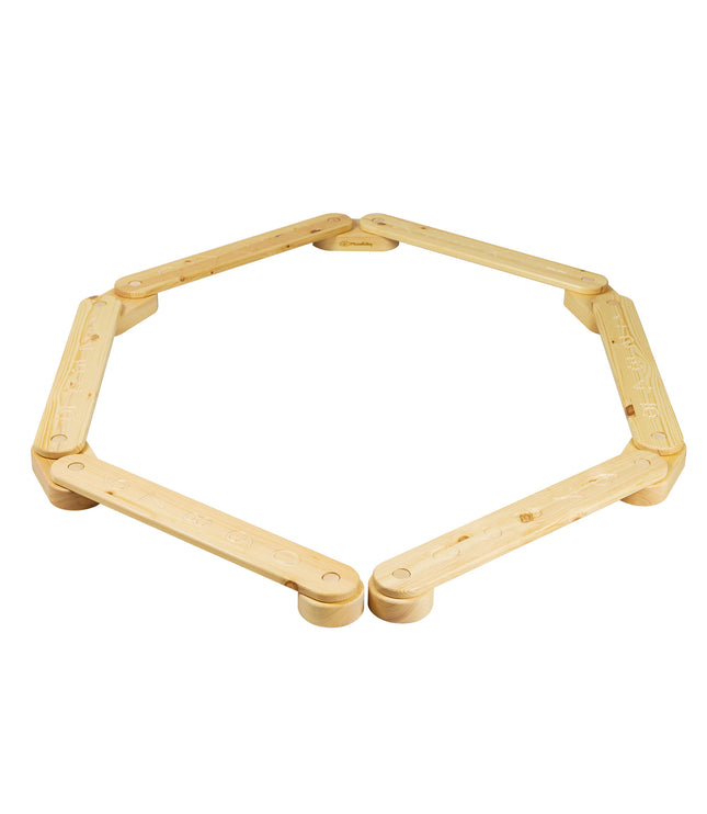 Wooden Balance Beam - 6 Elements