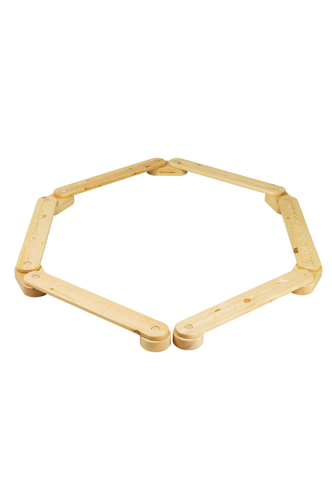 Houten evenwichtsbalk - 6 elementen-mercibeaucoupp.eu