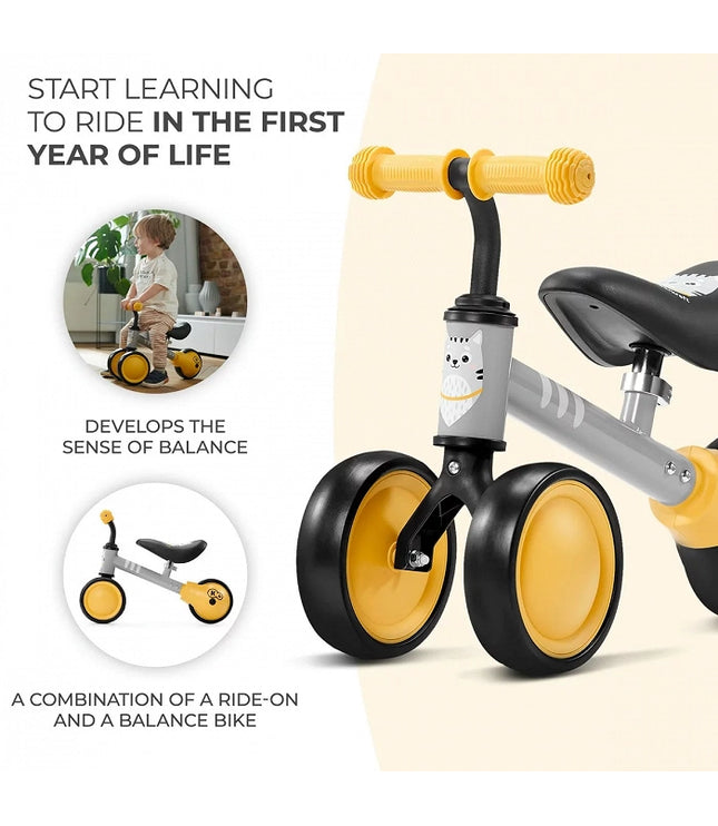 Balance Bike CUTIE - Yellow