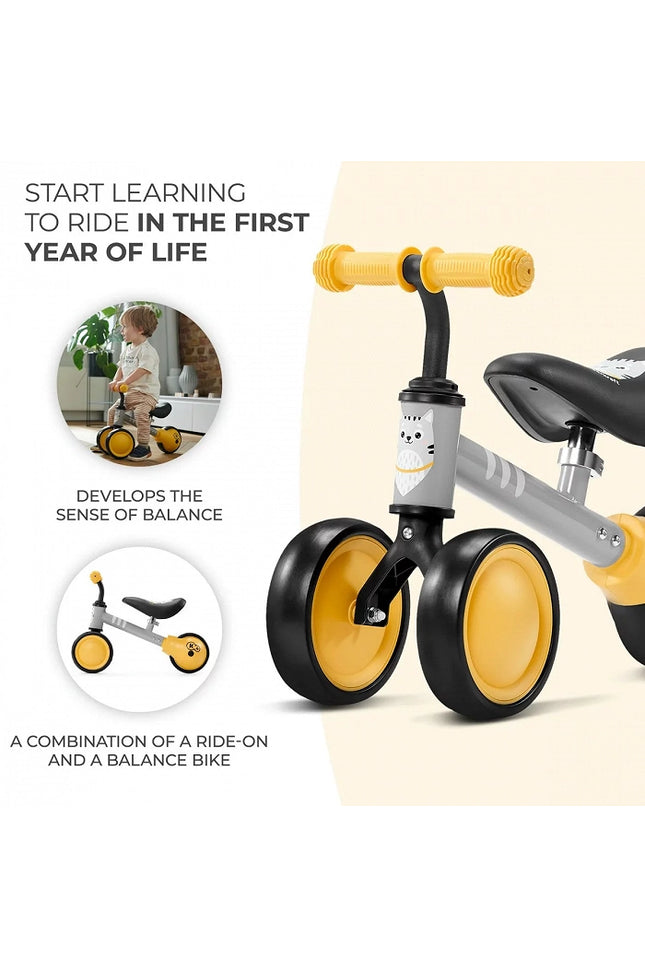 Loopfiets CUTIE - Geel-mercibeaucoupp.eu