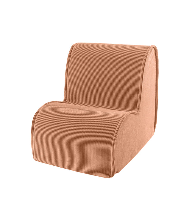 MeowBaby® Chair For Children, Corduroy - Brick