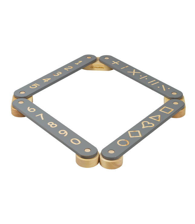 Wooden Balance Beam - 4 Elements
