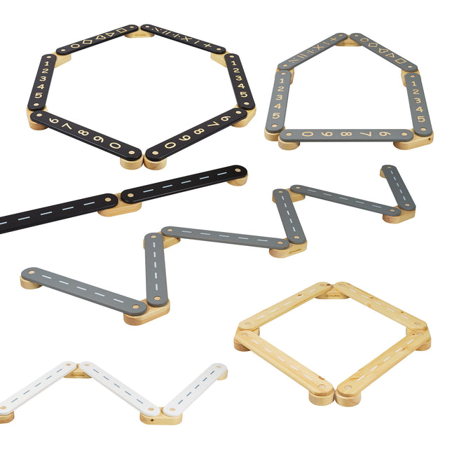 Houten evenwichtsbalk - 4 elementen-mercibeaucoupp.eu