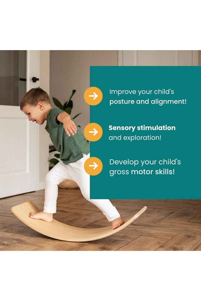 MeowBaby® Balansbord Voor Kinderen - 80x30 cm-mercibeaucoupp.eu