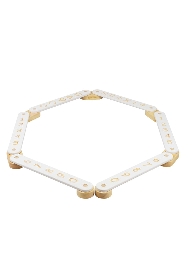 Houten evenwichtsbalk - 6 elementen-mercibeaucoupp.eu