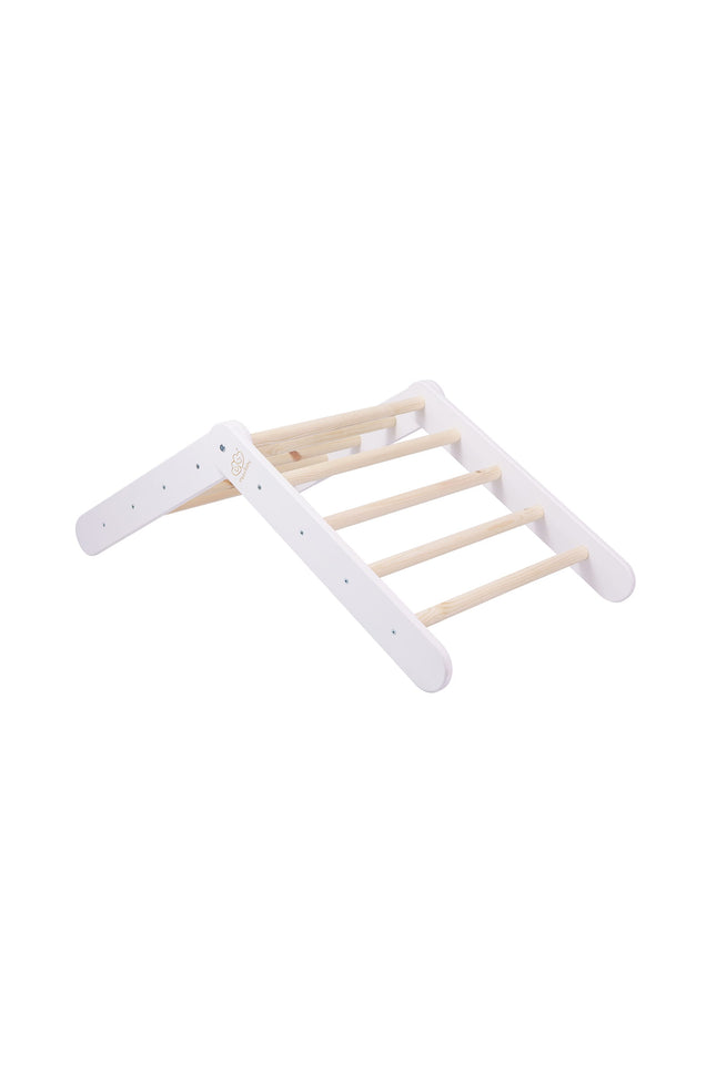 Ladder met glijbaan-klimwand - Wit-mercibeaucoupp.eu