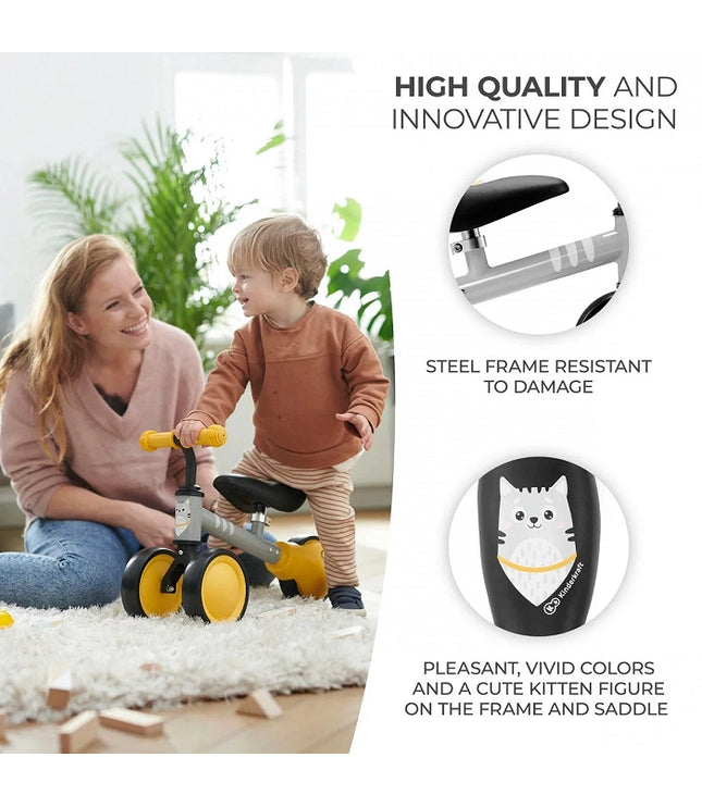 Balance Bike CUTIE - Yellow