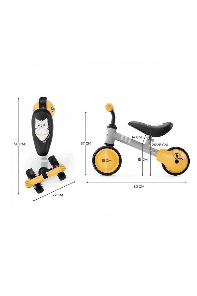 Loopfiets CUTIE - Geel-mercibeaucoupp.eu