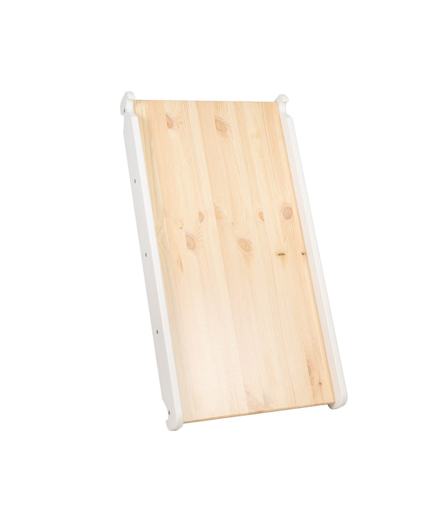 Ladder With a Slide-Climbing Wall - White