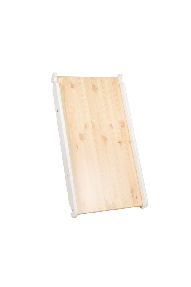 Ladder met glijbaan-klimwand - Wit-mercibeaucoupp.eu