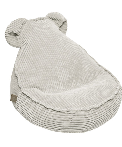 MeowBaby® Esthetisch Fluwelen Sako Tas Teddy Ecru-mercibeaucoupp.eu