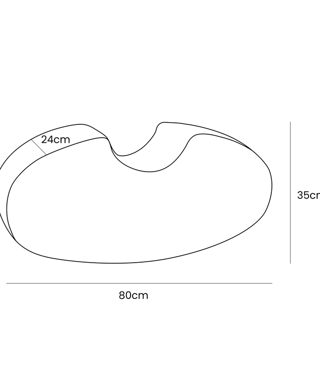 Bonenvorm-schuimmodule - fluweel turquoise-mercibeaucoupp.eu