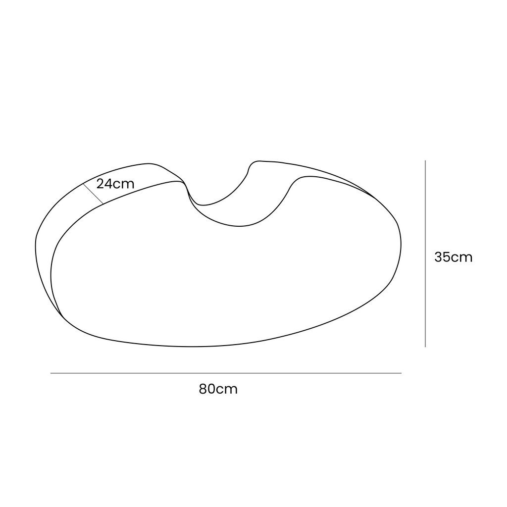 Bonenvorm-schuimmodule - Fluweelbruin-mercibeaucoupp.eu