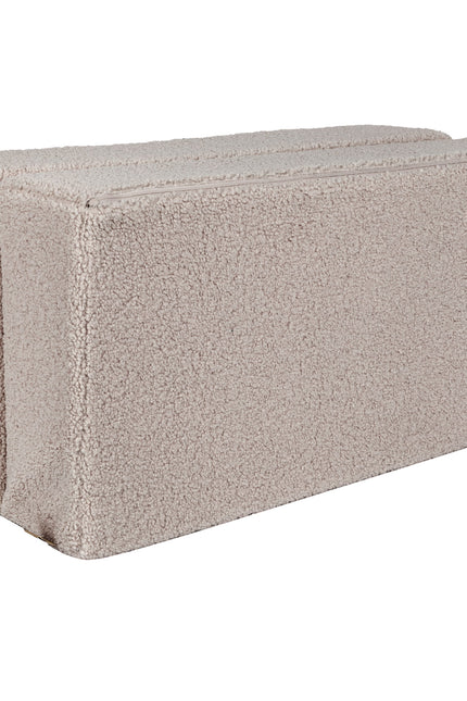 MeowBaby® Bearly Cube Slaapbank - Lichtgrijs-mercibeaucoupp.eu