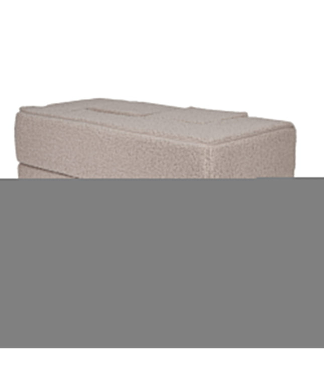 MeowBaby® Bearly Cube Sofa - Light Grey
