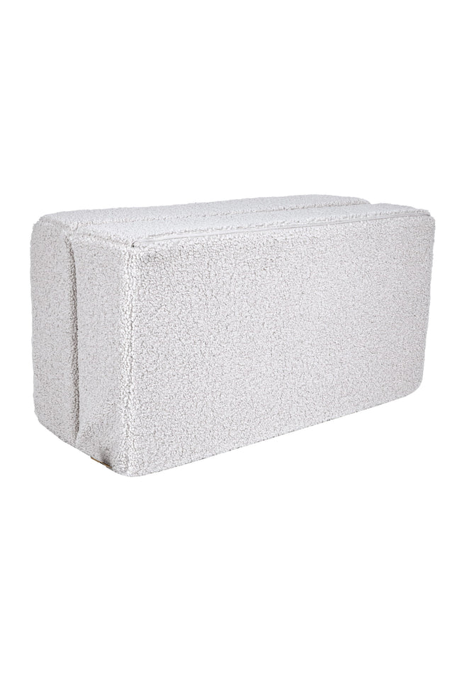 MeowBaby® Bearly Cube Slaapbank - Wit-mercibeaucoupp.eu