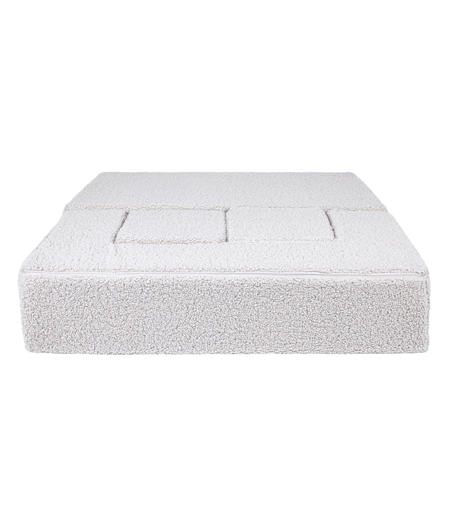 MeowBaby® Bearly Cube Sofa - White
