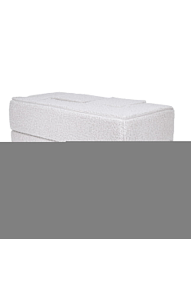MeowBaby® Bearly Cube Slaapbank - Wit-mercibeaucoupp.eu