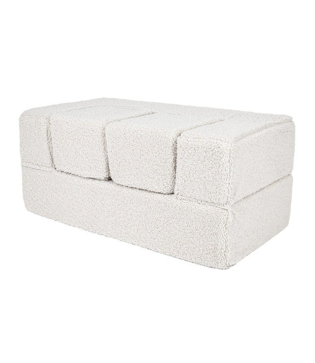 MeowBaby® Bearly Cube Sofa - Cream