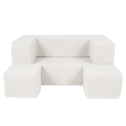 MeowBaby® Bearly Cube Slaapbank - Crème-mercibeaucoupp.eu