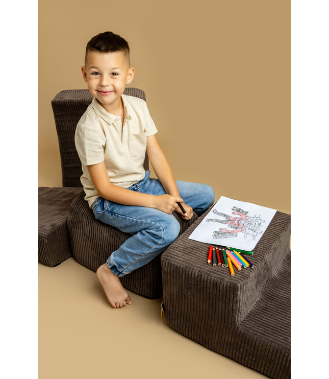 Aesthetic Shape Set 5-Elements - Brown