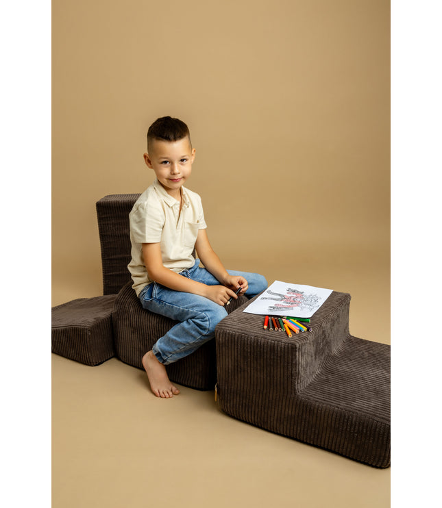 Aesthetic Shape Set 4-Elements - Brown