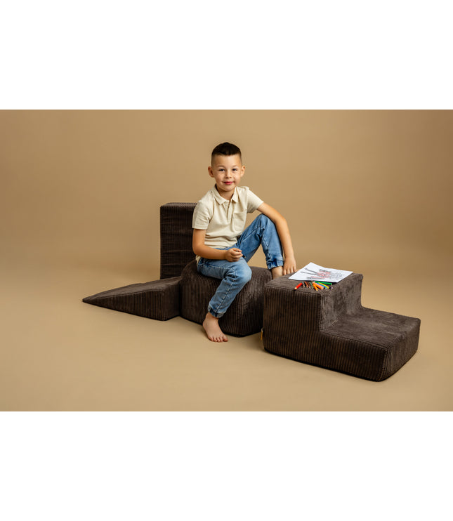 Aesthetic Shape Set 5-Elements - Brown
