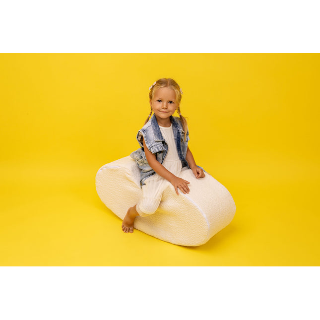 Bonenvorm-schuimmodule - wit boucle-mercibeaucoupp.eu