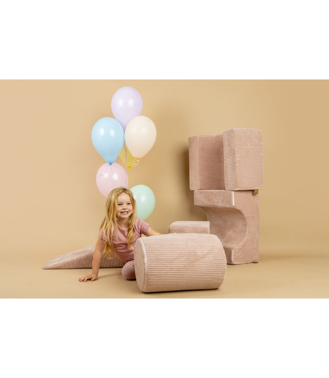Aesthetic Shape Set 4-Elements - Powder Pink