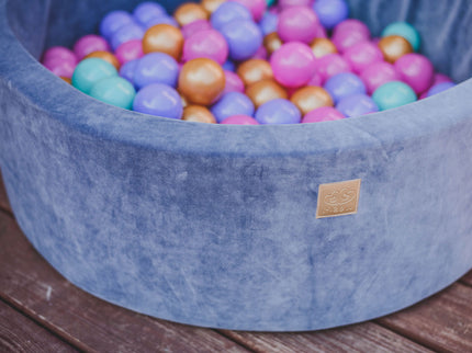 MeowBaby® Baby Foam Ball Pit 90x90x40cm - Model Flower