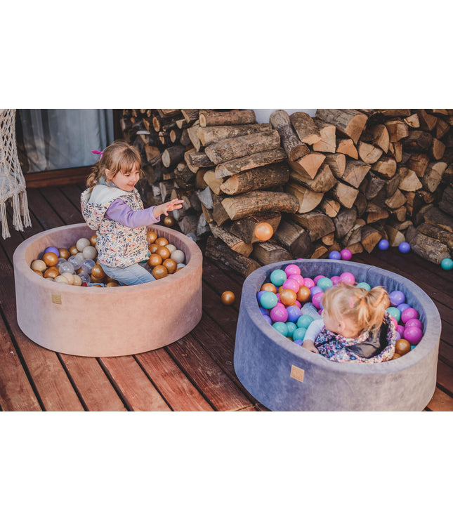 MeowBaby® Baby Foam Ball Pit 90x90x40cm - Model Flower