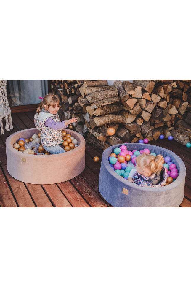 MeowBaby® Baby Schuimstof Ballenbak 90x90x40cm - Model Bloem-mercibeaucoupp.eu