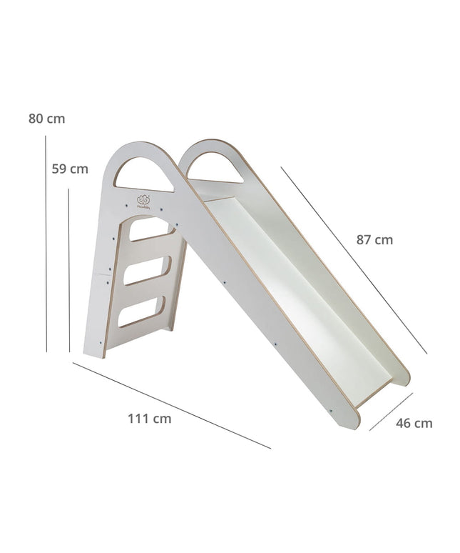 Houten indoor Scandi glijbaan voor kinderen 87x46cm-mercibeaucoupp.eu