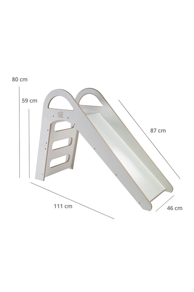 Houten indoor Scandi glijbaan voor kinderen 87x46cm-mercibeaucoupp.eu