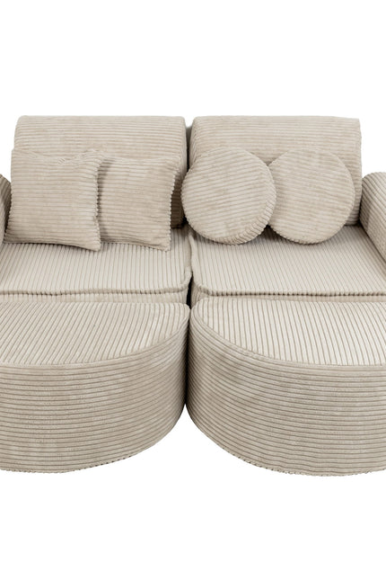 Modulaire kinderbank medium - Esthetisch Ecru Plus-mercibeaucoupp.eu