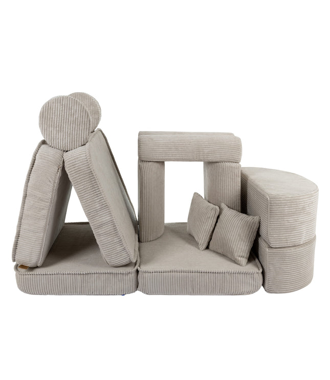 Medium Modular Sofa for Kids - Aesthetic Ecru Plus
