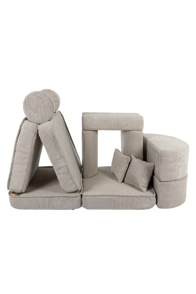 Modulaire kinderbank medium - Esthetisch Ecru Plus-mercibeaucoupp.eu
