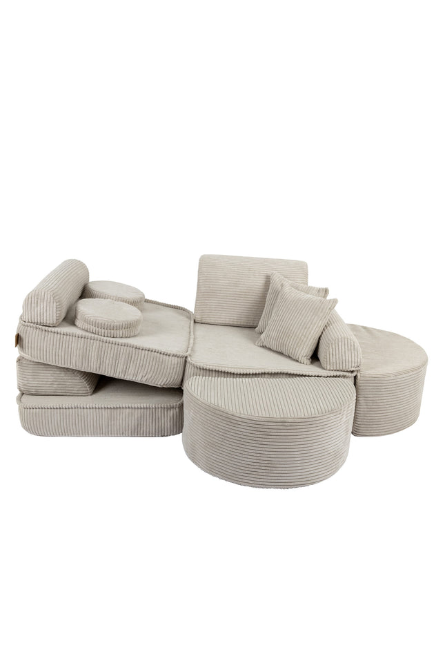 Modulaire kinderbank medium - Esthetisch Ecru Plus-mercibeaucoupp.eu