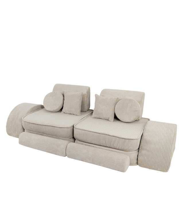 Modulaire kinderbank medium - Esthetisch Ecru Plus-mercibeaucoupp.eu