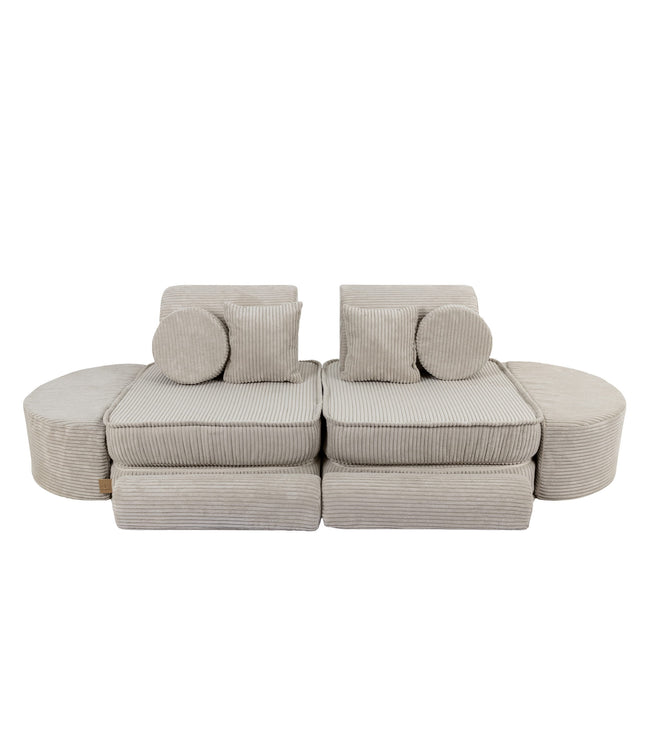 Medium Modular Sofa for Kids - Aesthetic Ecru Plus