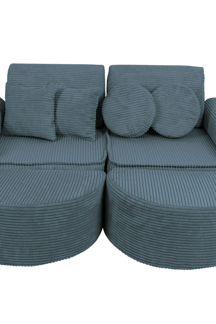 Modulaire kinderbank medium - Esthetisch Turkoois Plus-mercibeaucoupp.eu
