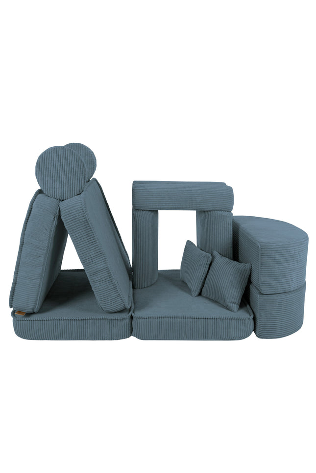 Modulaire kinderbank medium - Esthetisch Turkoois Plus-mercibeaucoupp.eu