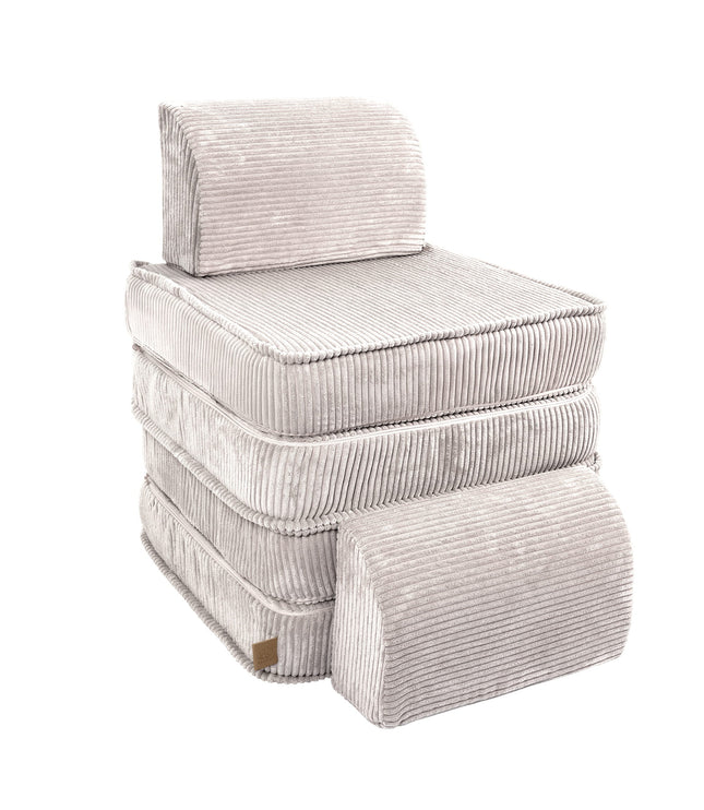 Small Modular Sofa for Kids - Aesthetic Ecru