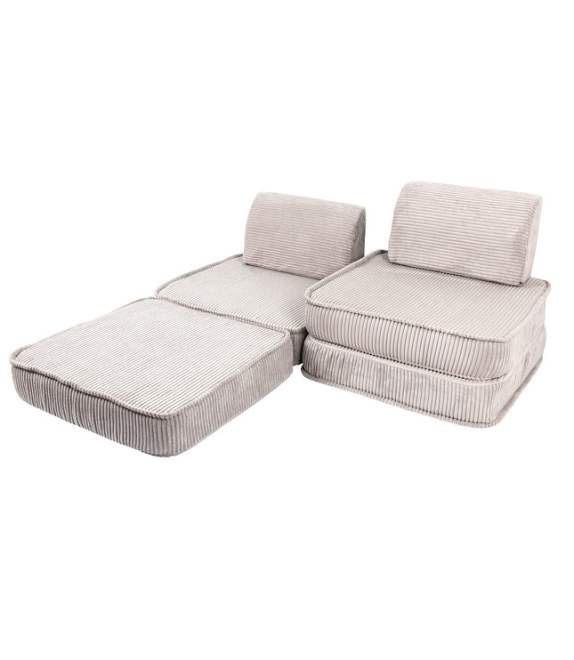 Small Modular Sofa for Kids - Aesthetic Ecru